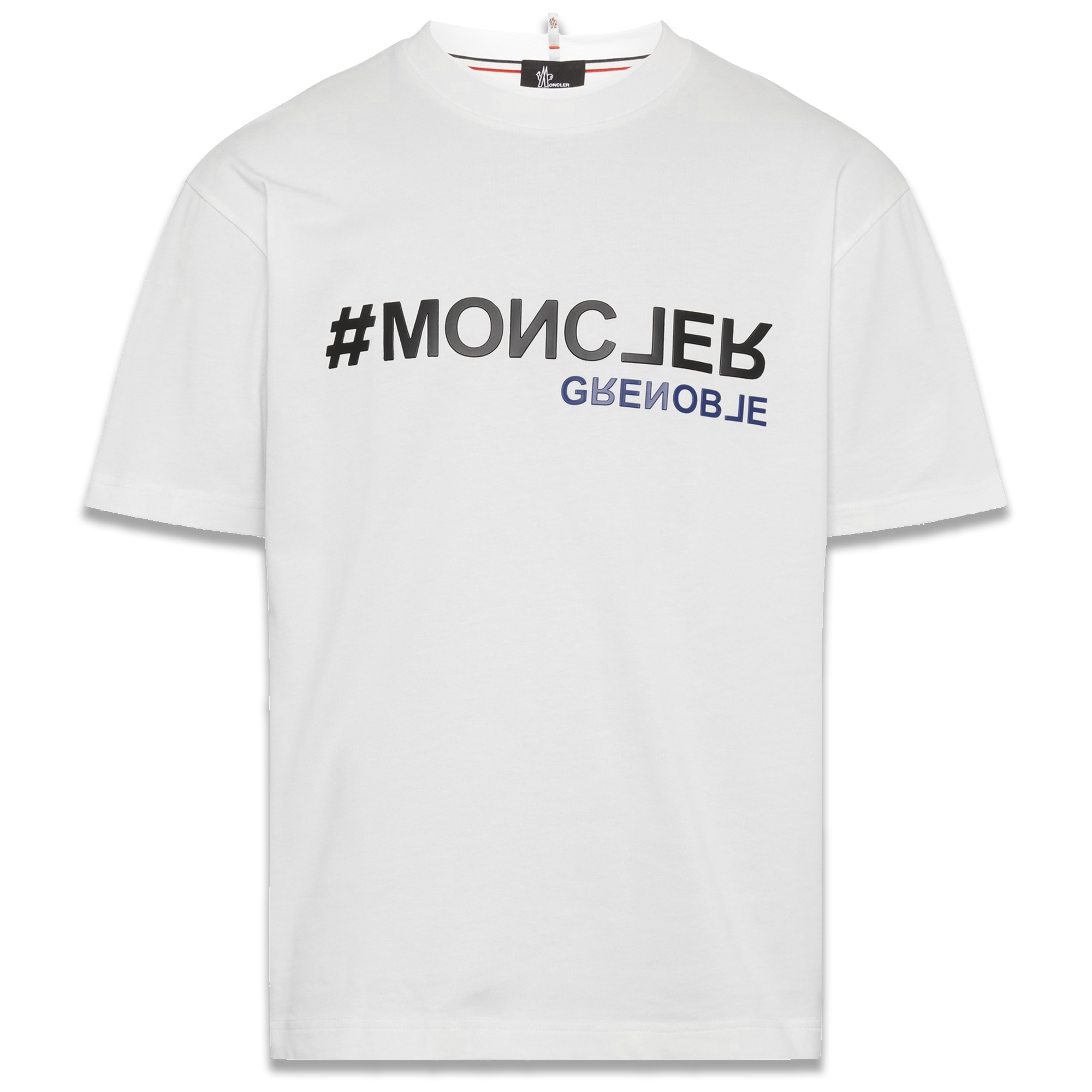 Moncler Logo Print T-Shirt White - Fairchild Fashion 