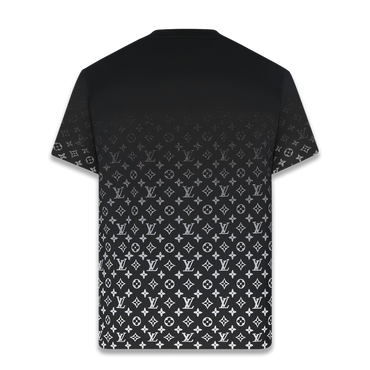 LVSE Black Monogram Gradient T-Shirt - Fairchild Fashion 